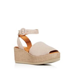 ANDRE ASSOUS Women's Ivory Klarita Cushioned Adjustable Strap Solid Espadrille
